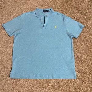 Polo by Ralph Lauren Men's Light Blue Polo Shirt